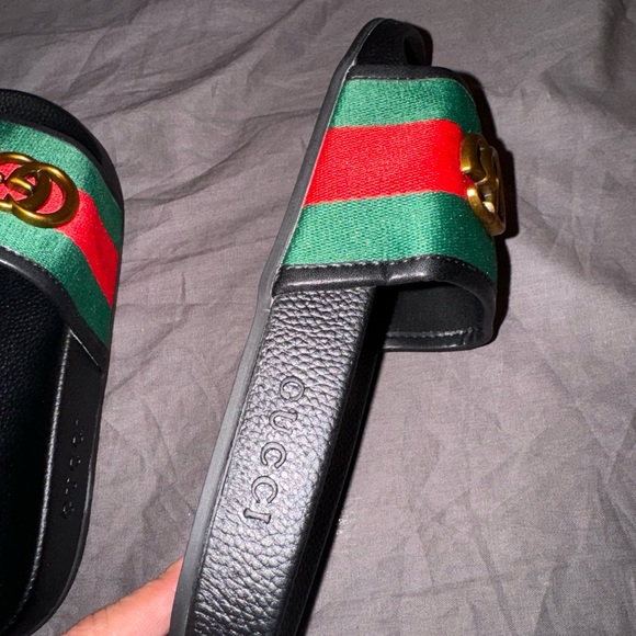 Striped sandals - double G - brand new! - Picture 11 of 12